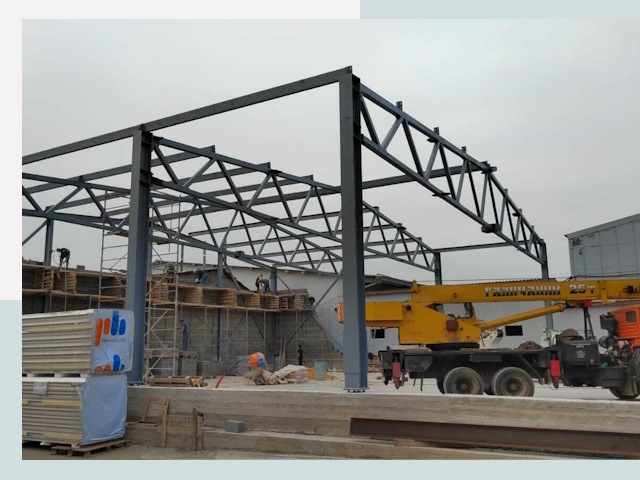 Строительство цехов в Санкте-Петербурге