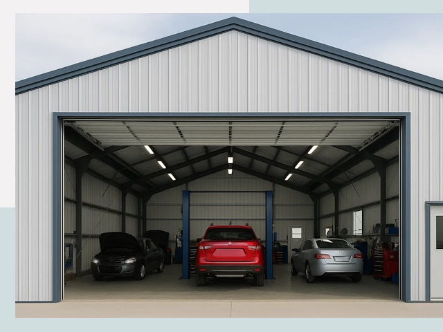 Ангары из сэндвич панелей от 638 руб. в Санкт-Петербург