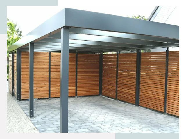 Навесы для парковки в Санкте-Петербурге