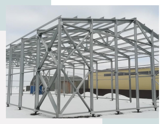 Каркасные ангары в Санкте-Петербурге