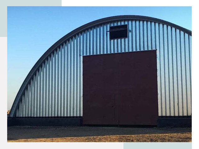 Бескаркасные ангары в Санкте-Петербурге