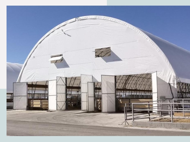 Тентовые ангары по цене 638 руб. в Санкт-Петербург