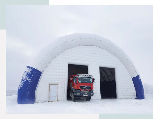 Мобильные ангары в Санкте-Петербурге