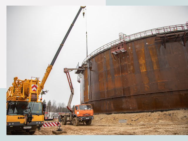 Монтаж резервуаров в Санкте-Петербурге от 638 руб. за м³