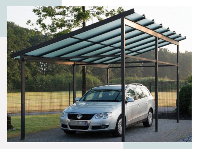 Навесы для автомобилей в Санкте-Петербурге