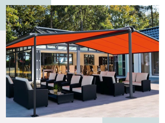 Навесы для кафе и ресторанов в Санкте-Петербурге