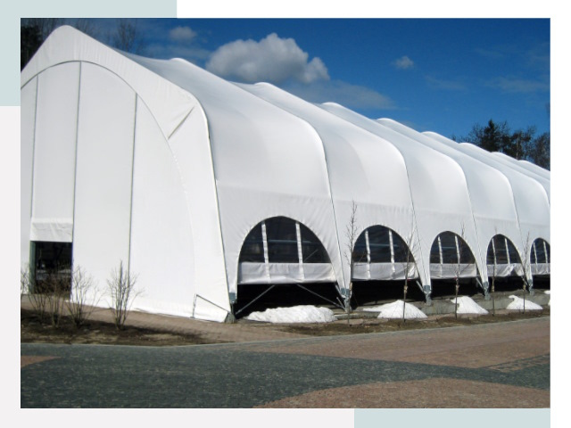 Каркасно-тентовые сооружения в Санкте-Петербурге