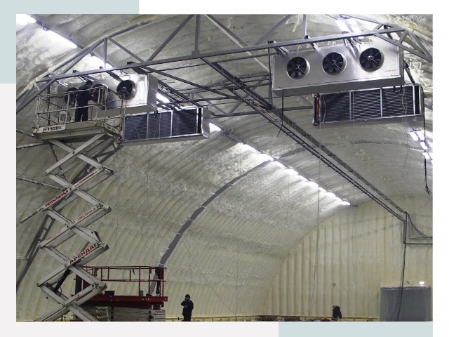 Оснащение ангаров в Санкте-Петербурге