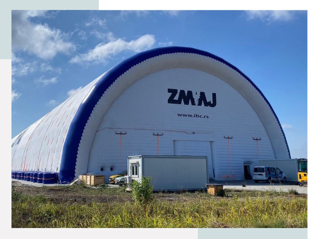 Брендирование ангаров в Санкте-Петербурге