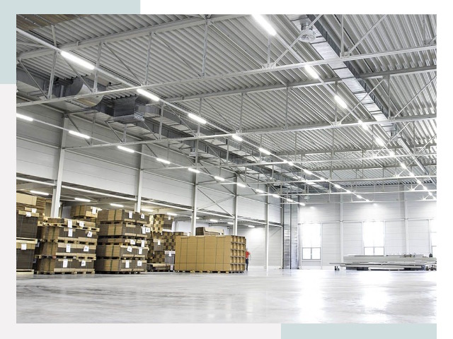 Освещение ангаров в Санкте-Петербурге