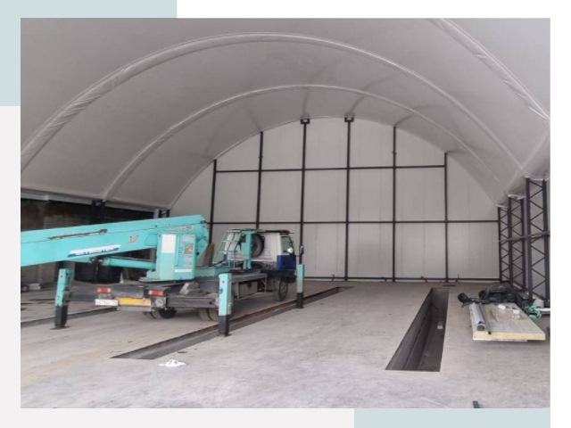 Внутреннее оснащение ангаров в Санкте-Петербурге