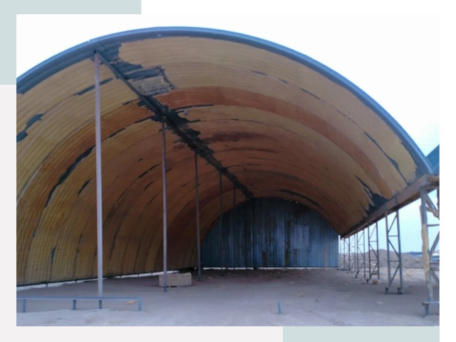 Реконструкция ангаров в Санкте-Петербурге