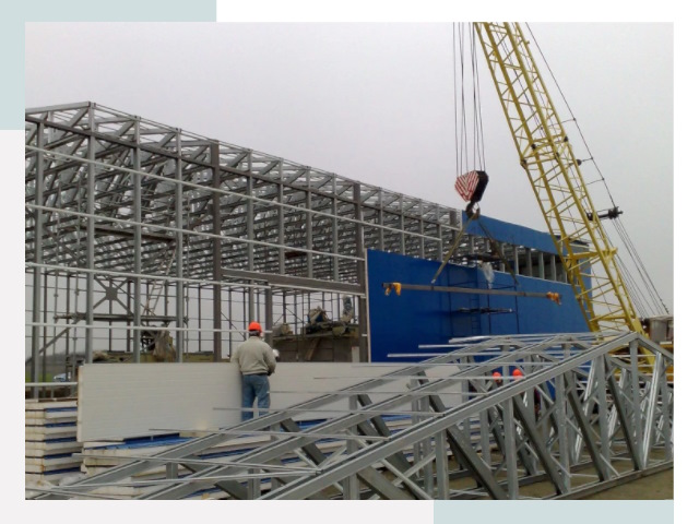 Монтаж ангаров в Санкте-Петербурге