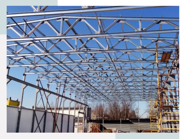 Металлокаркасы для складов в Санкте-Петербурге