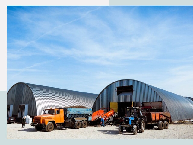 Ангары для спецтехники в Санкте-Петербурге